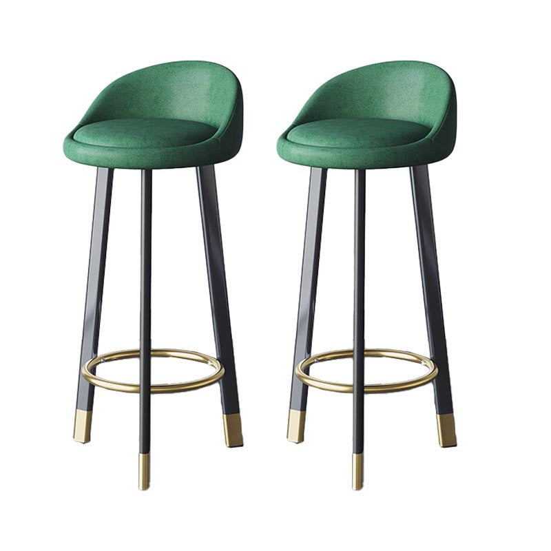 Contemporary Home Swivel Stool Matte Finish Upholstered Bar Stools