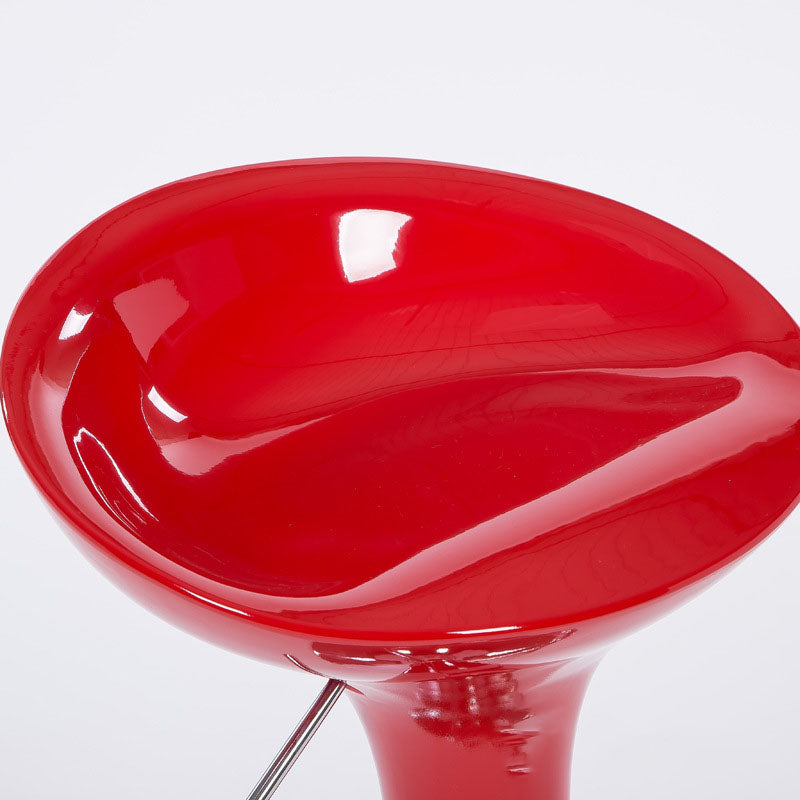 Contemporary Metal Barstool Plastic Low Back Counter Stool with Footrest for Bar