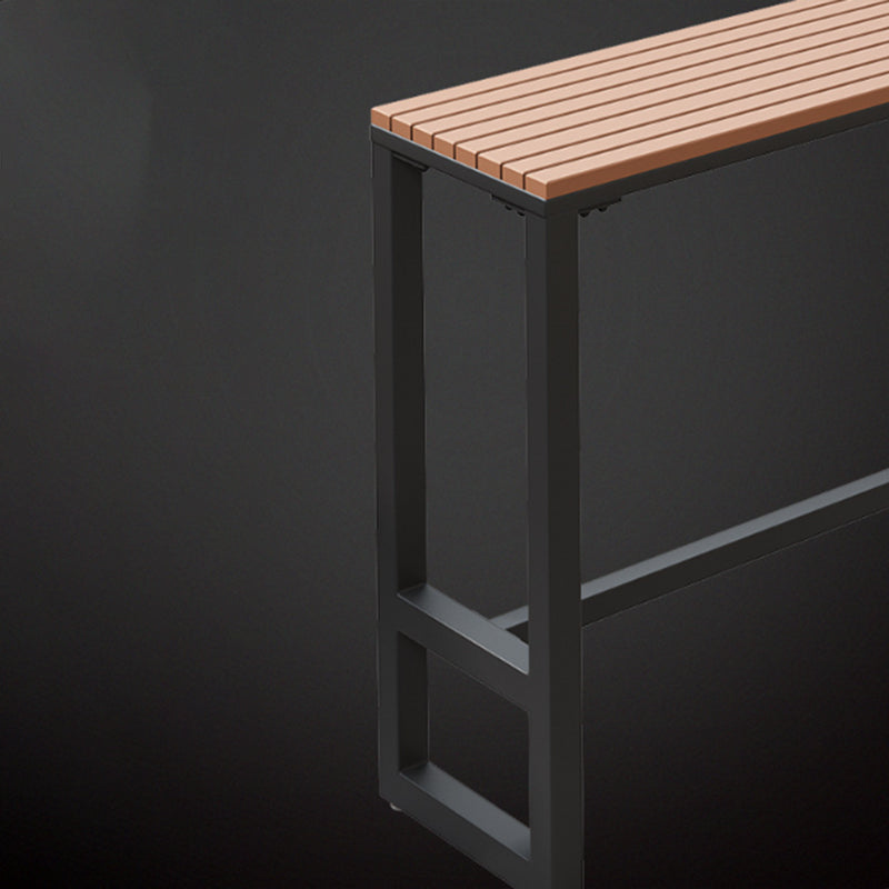 Industrial Brown Bar Table Set 1/2/5 Pieces Wood Counter Table for Indoor