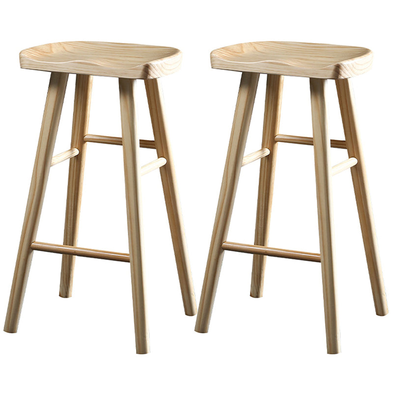 Full Natural Bar Table Set Contemporary 1/2/3 Pieces Rectangular Pub Table Set