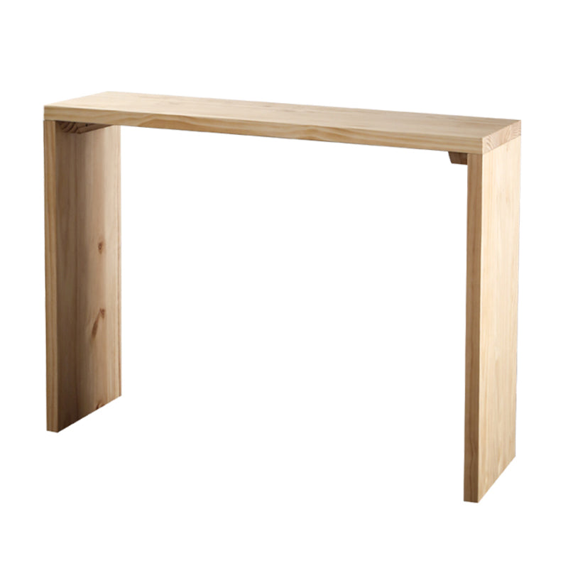 Full Natural Bar Table Set Contemporary 1/2/3 Pieces Rectangular Pub Table Set