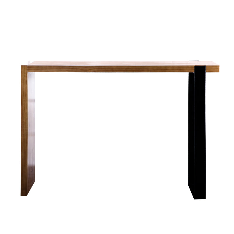 Solid Wood Modern Pub Table Set for Home Metal 1/3 Piece Bar Set