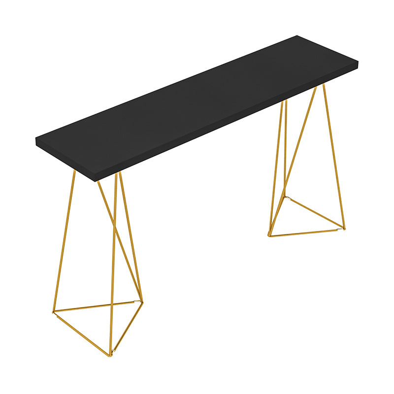 Metal Frame Glam Pub Table Set with Wood Top 1/2/3 Pieces Matte Finish Bar Set for Home