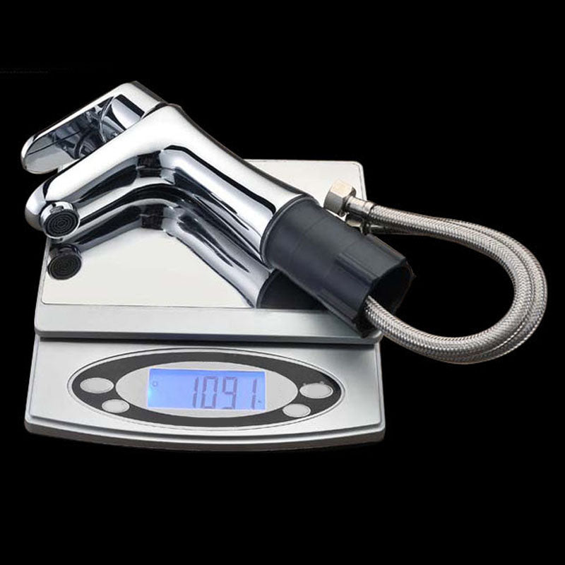 Single Handle Basin Lavatory Faucet Low Arc Brass Bathroom Faucet
