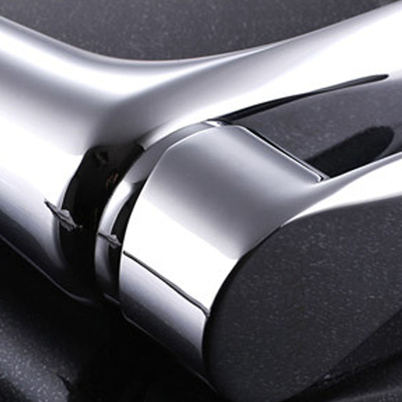 Single Handle Basin Lavatory Faucet Low Arc Brass Bathroom Faucet