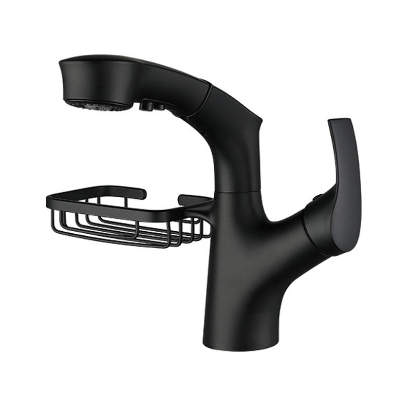 Industrial Sink Faucet Solid Color Centerset Bathroom Sink Faucet with Drain Assembly