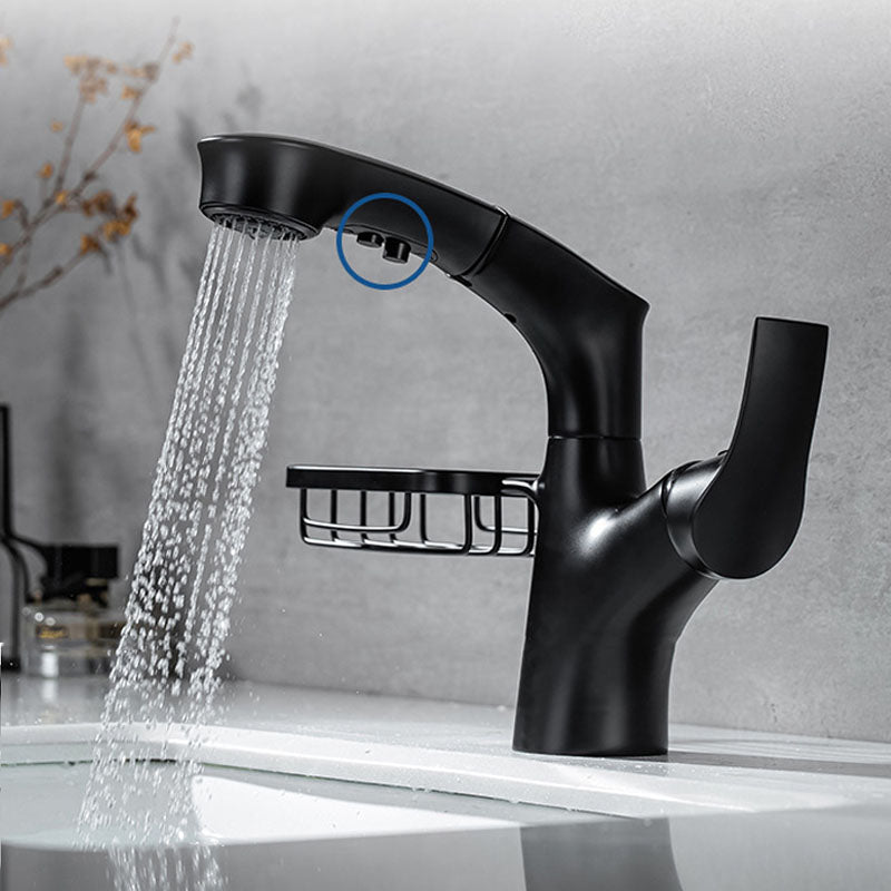 Industrial Sink Faucet Solid Color Centerset Bathroom Sink Faucet with Drain Assembly