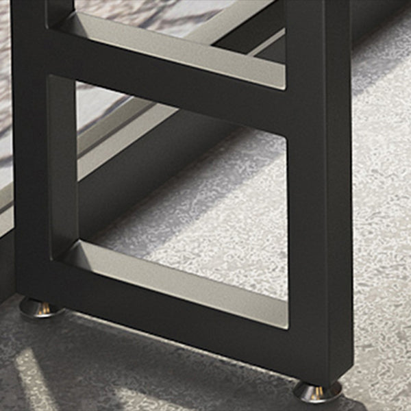 Solid Wood Pub Table Bar Height Industrial Rectangle Bar Table for Indoor Use