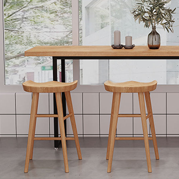 Solid Wood Pub Table Bar Height Industrial Rectangle Bar Table for Breakroom