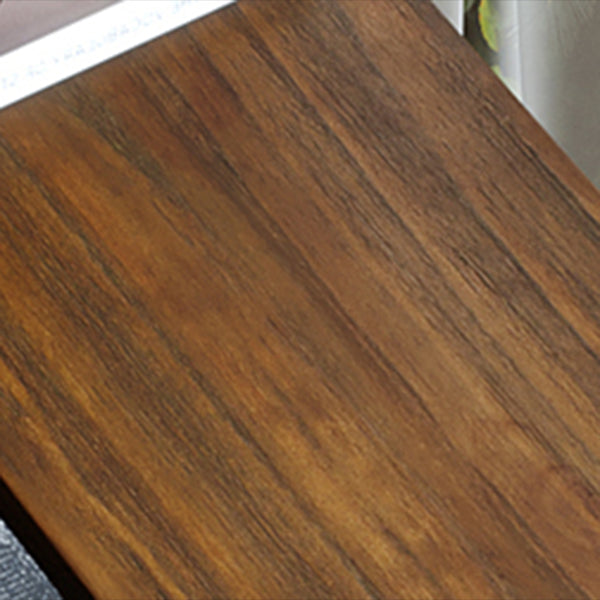 Solid Wood Pub Table Bar Height Industrial Rectangle Bar Table for Small Places