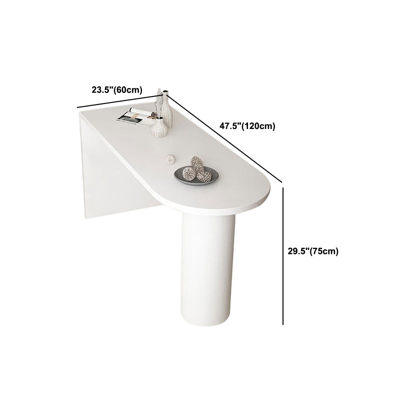 Contemporary Pub Table Solid Wood Specialty Bar Table for Small Places