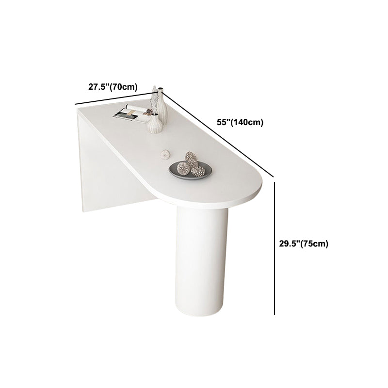 Contemporary Pub Table Solid Wood Specialty Bar Table for Small Places