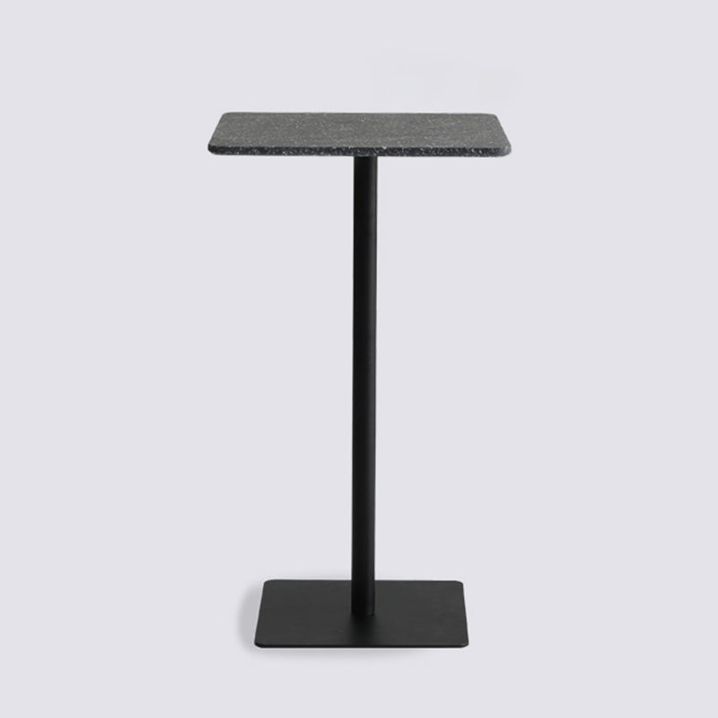 Square and Round  Pedestal Bar Table Modern Outdoor Stone Bar Table