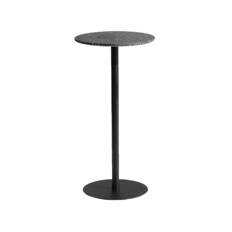 Square and Round  Pedestal Bar Table Modern Outdoor Stone Bar Table