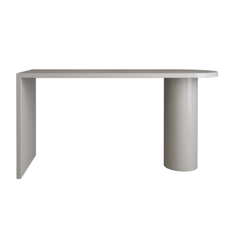 Contemporary Solid Wood Bar Dining Table Indoor Bar Table with Double Pedestal