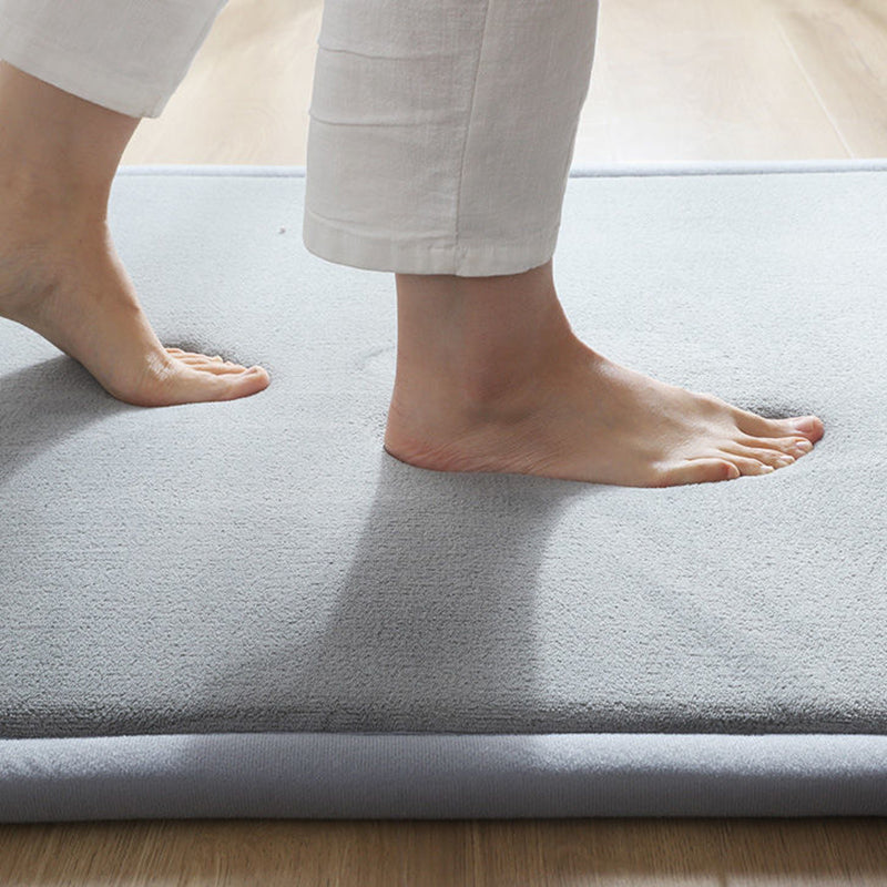 Solid Color Rug Short Velvet Living Room Carpet Polyester Washable Area Rug