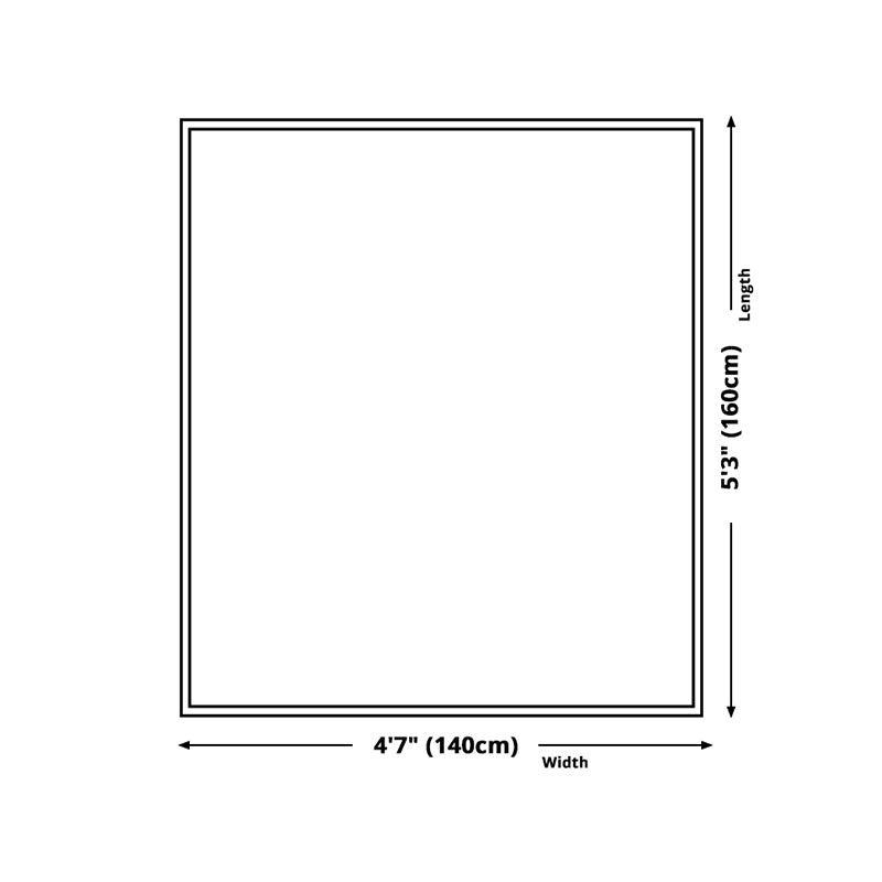 Geometric Pattern Rug Rectangle Shape Living Room Carpet Polyester Washable Area Rug