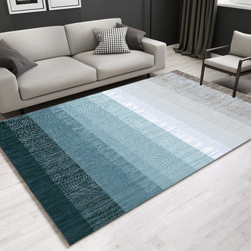 Tapis dégradé de couleurs, forme rectangulaire, résistant aux taches, pour la décoration de la maison