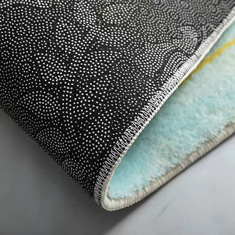 Modern Style Beige Rug Rectangle Shape Stain Resistant Rug for Home Decor