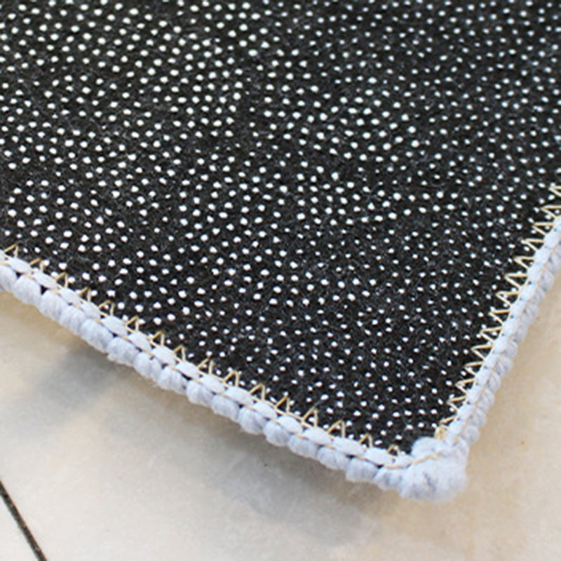 Modern Style Rug Geometric Pattern Rectangle Stain Resistant Shape Rug for Home Decor