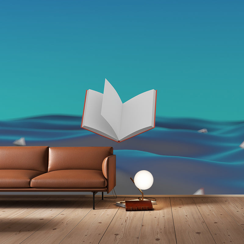 Environment Friendly Mural Wallpaper Creative Illustration Living Room Wall Mural