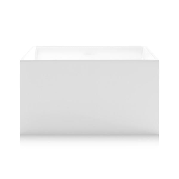 Modern Acrylic Alcove Bathtub Rectangular Matte Bath Tub for Home