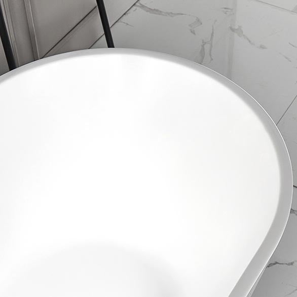 Modern Freestanding Bathtub White Acrylic Bath Tub for Home and Hotel