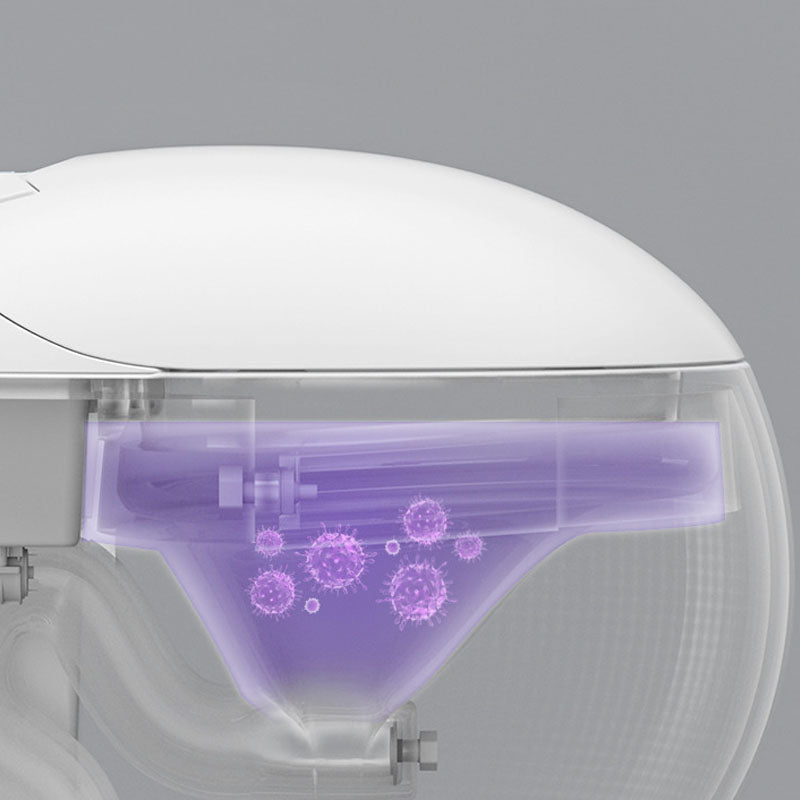 Modern Siphon Jet Flush Toilet Colonial White Heated Seat Urine Toilet with Toilet Seat