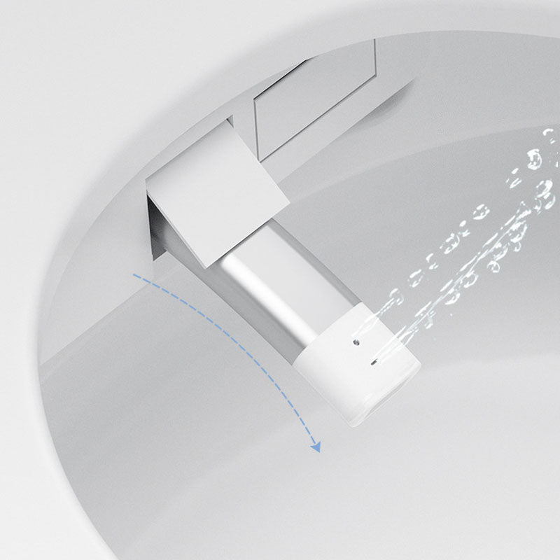 Modern Siphon Jet Flush Toilet Colonial White Heated Seat Urine Toilet with Toilet Seat