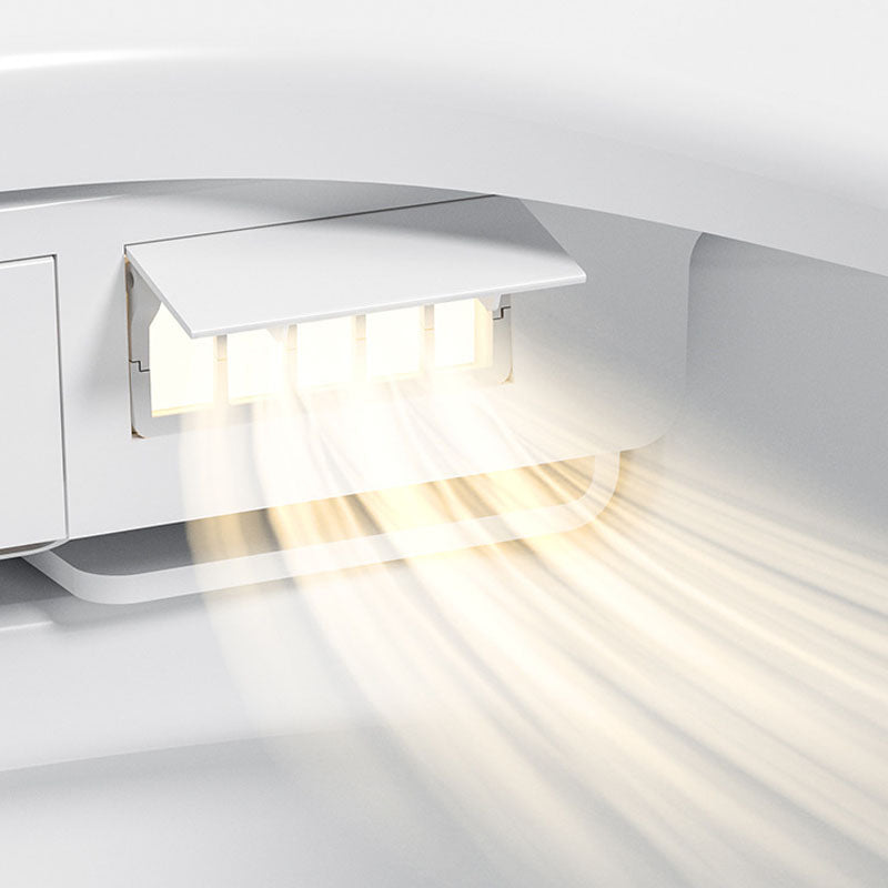 Modern Siphon Jet Flush Toilet Colonial White Heated Seat Urine Toilet with Toilet Seat