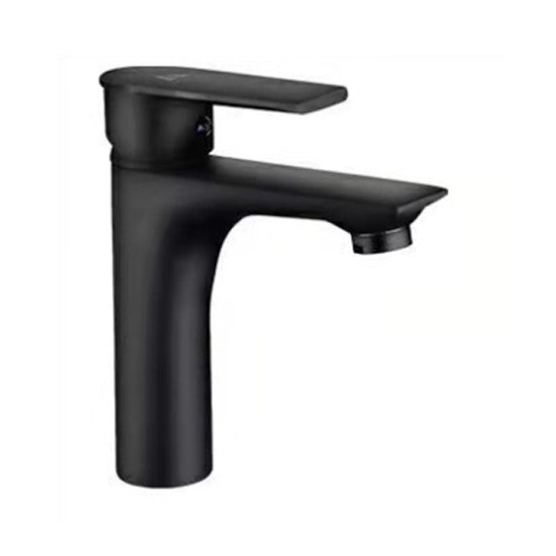 Modern Style Vessel Sink Faucet Lever Handle Copper Low Arc Vessel Faucet