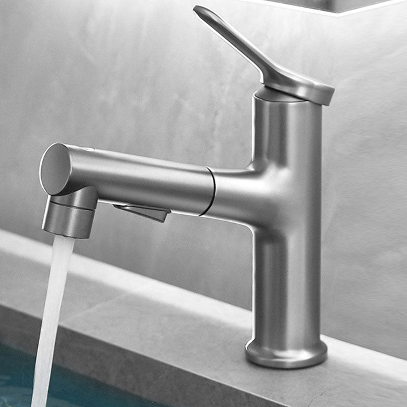 Modern Vessel Faucet Brass Single Handle Low Arc Vessel Faucet for Home