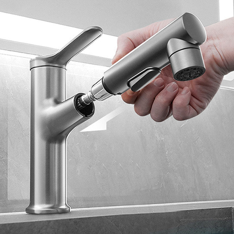 Modern Vessel Faucet Brass Single Handle Low Arc Vessel Faucet for Home