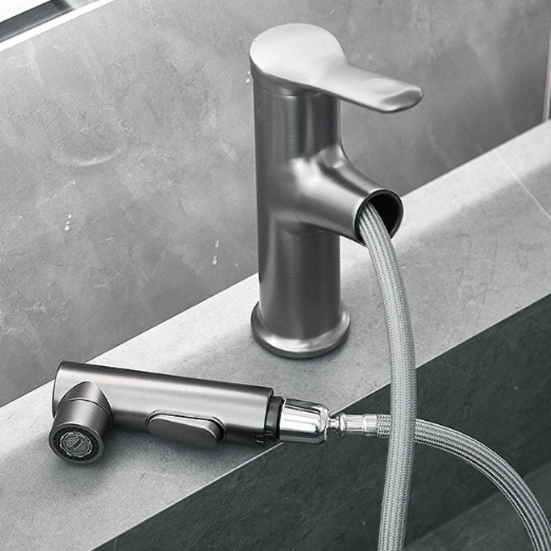 Modern Vessel Faucet Brass Single Handle Low Arc Vessel Faucet for Home