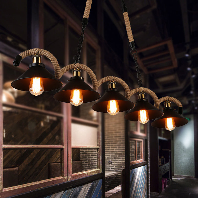 Industrial Island Lighting Cone Ceiling Light for Restaurant