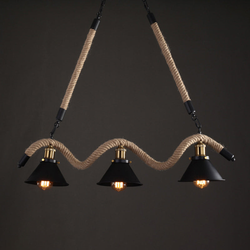Industrial Island Lighting Cone Ceiling Light for Restaurant