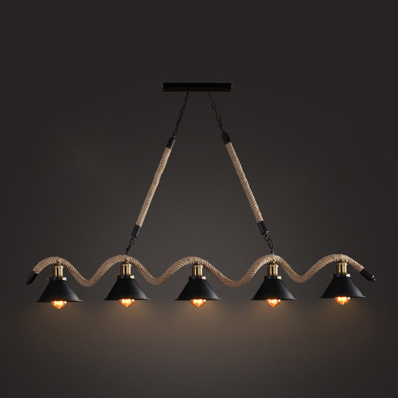 Industrial Island Lighting Cone Ceiling Light for Restaurant