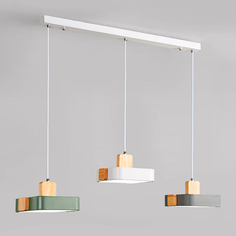 Nordic Brick Hanging Lamps Acrylic Hanging Pendant Lights for Bedroom