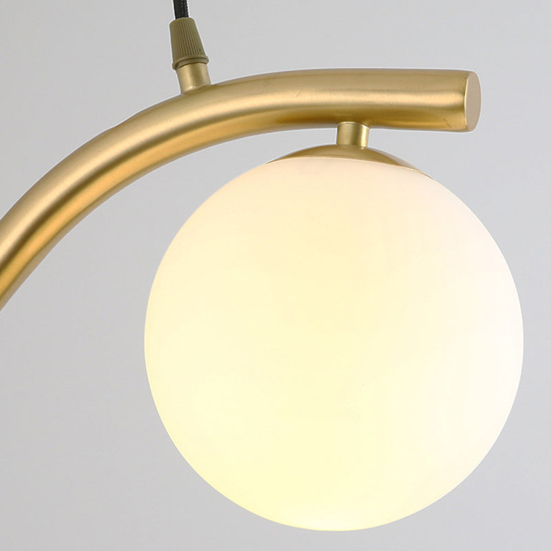 Modern Style Ball Shape Island Pendants 4-Lights Pendant Lights for Living Room