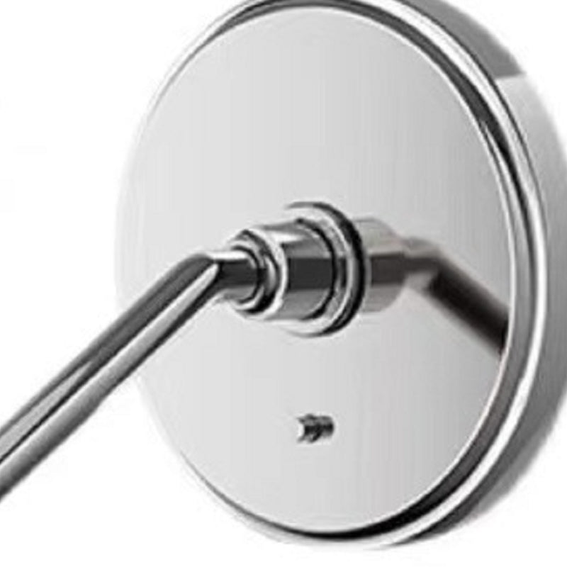 Modern Metal Wall Lamp 1-Light Wall Mount Lamp with Glass Shade for Bedroom