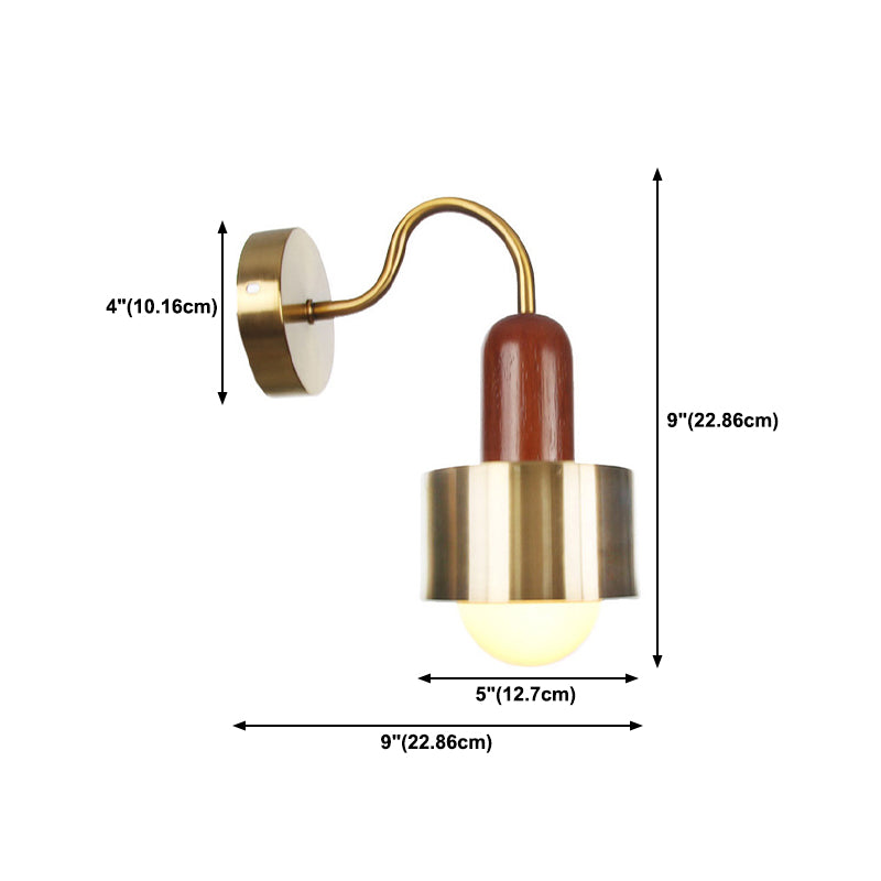 Modern Wall Sconces Metal 1-Light Wall Sconce Lighting for Living Room