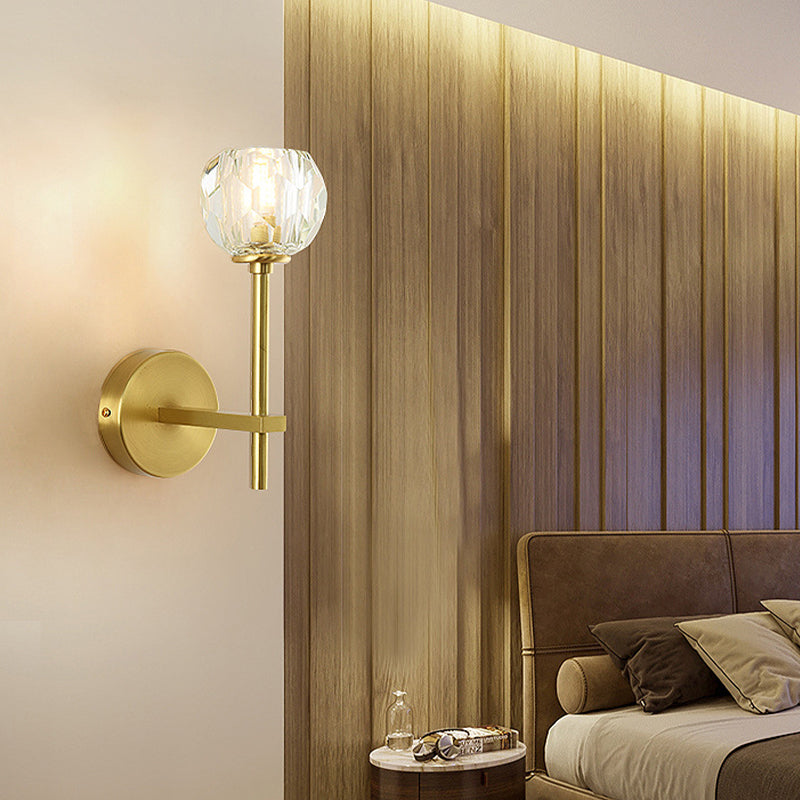 Pencil Arm Wall Light Fixture Modern Wall Sconce Light for Bedroom