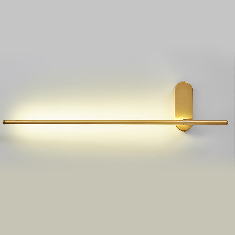 Modern Linear Wall Sconce Light Metal 1-Light Wall Sconce Lighting