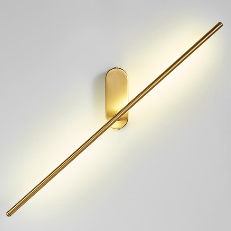 Modern Linear Wall Sconce Light Metal 1-Light Wall Sconce Lighting