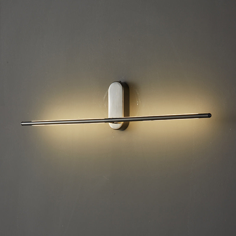 Modern Linear Wall Sconce Light Metal 1-Light Wall Sconce Lighting