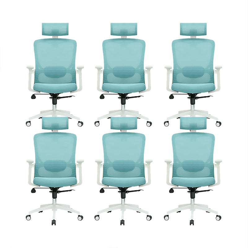 Modern Desk Chair Mesh Computer Chair Adjustable Arm Office Chair