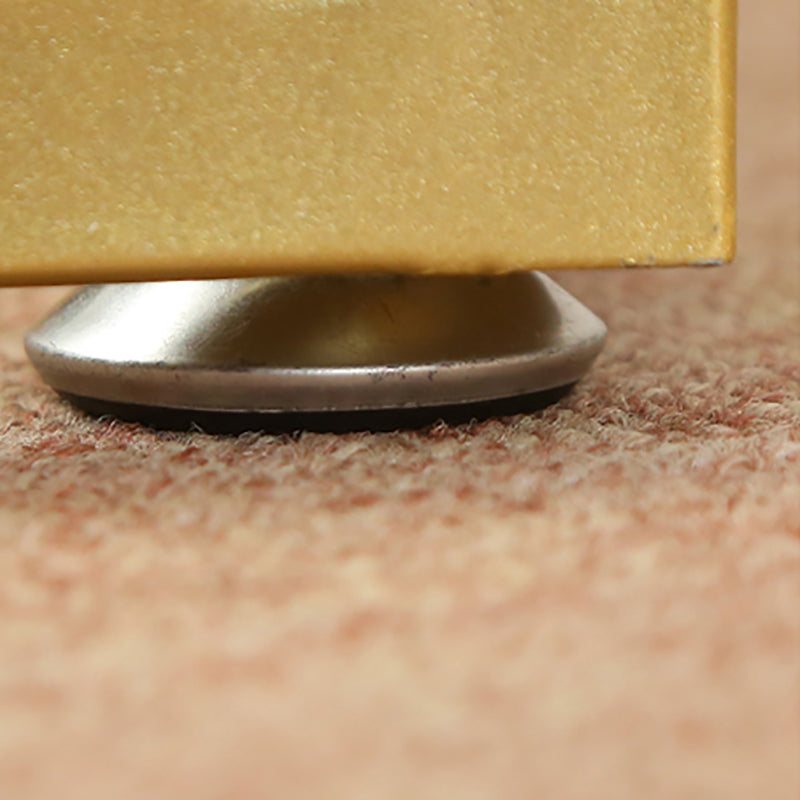 Light Luxury Standard Shelf Bookcase Metal 6-Tier Open Back Shelf