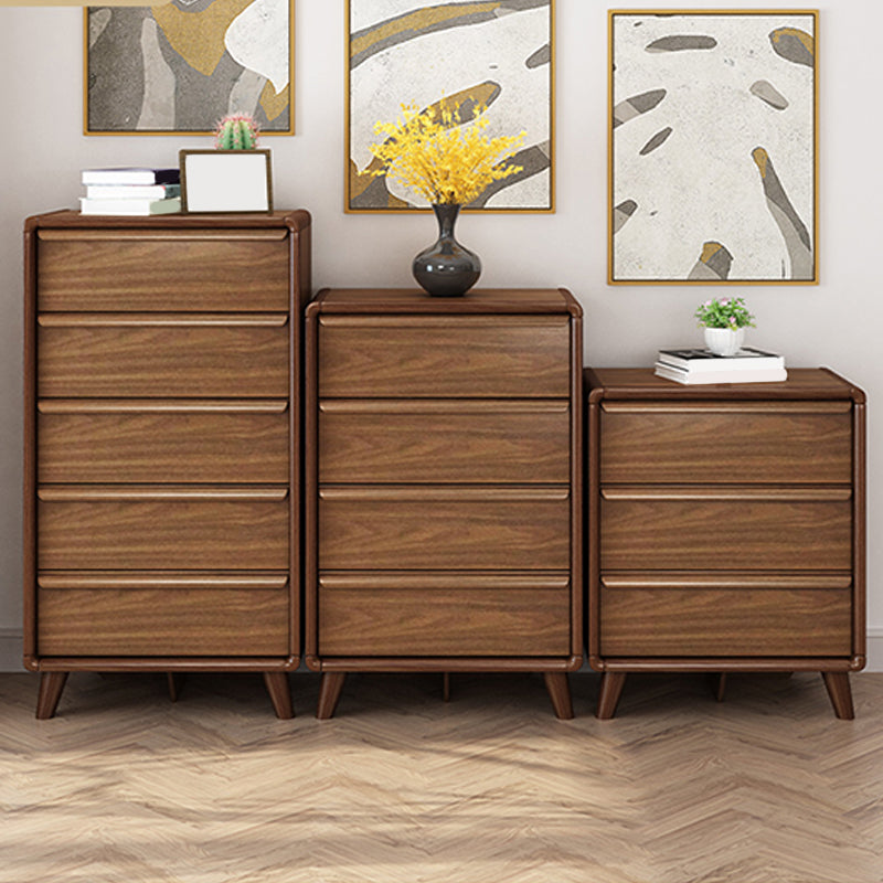 Contemporary Wooden Storage Chest 16" W Home Chest with Drawers