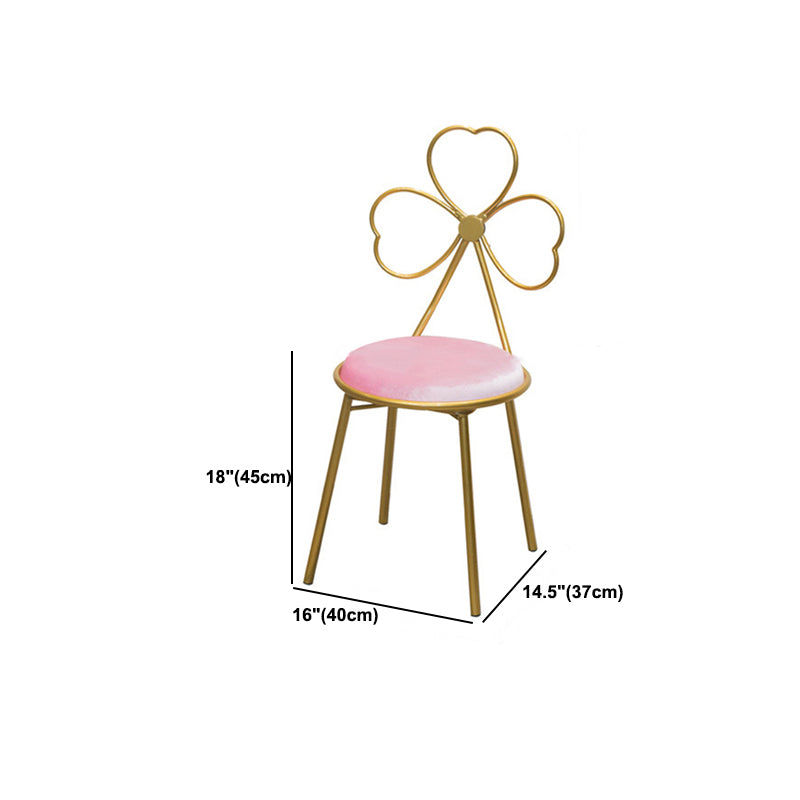 15.74" Wide White Gold Makeup Counter Glam Vanity Tables with Drawers