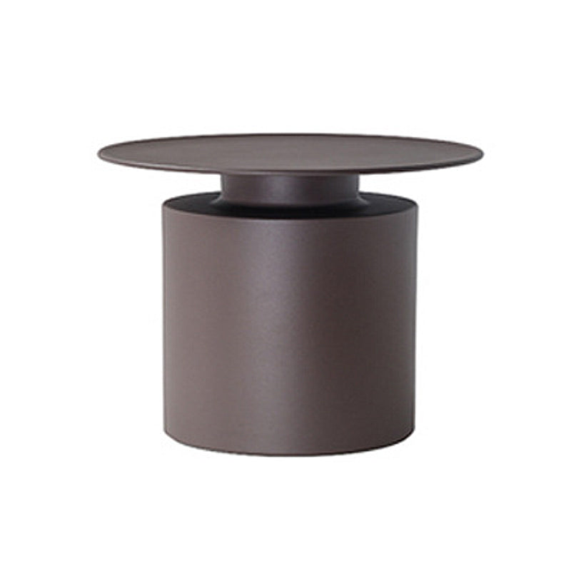 Tray Top Metal Coffee Table Mid-Century Modern Pedestal Cocktail Table